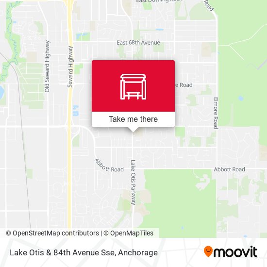 Lake Otis & 84th Avenue Sse map