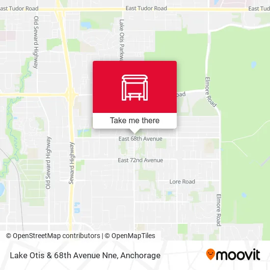 Lake Otis & 68th Avenue Nne map