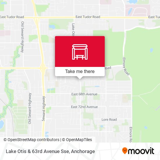 Lake Otis & 63rd Avenue Sse map