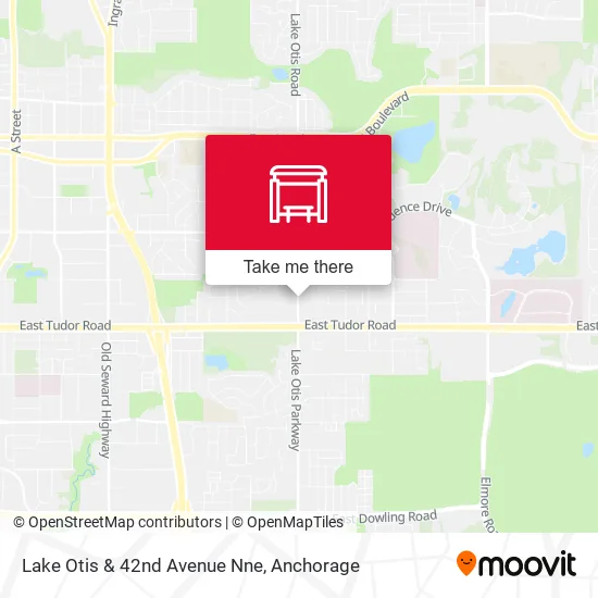 Lake Otis & 42nd Avenue Nne map