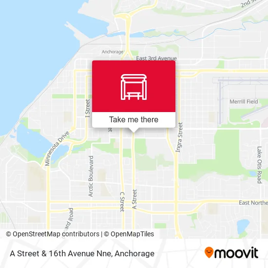 A Street & 16th Avenue Nne map