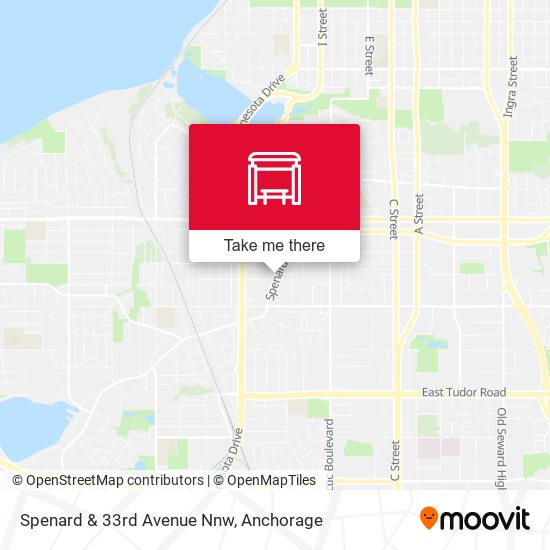 Spenard & 33rd Avenue Nnw map