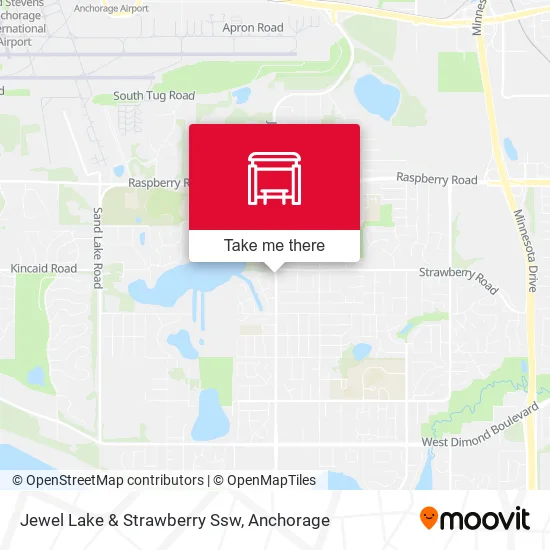 Jewel Lake & Strawberry Ssw map