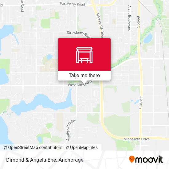 Dimond & Angela Ene map