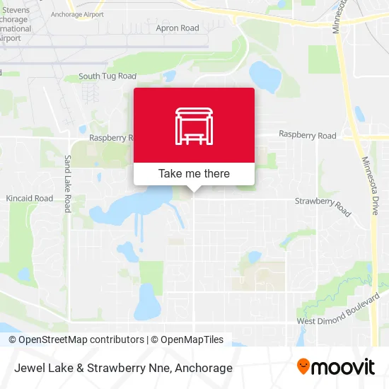 Jewel Lake & Strawberry Nne map