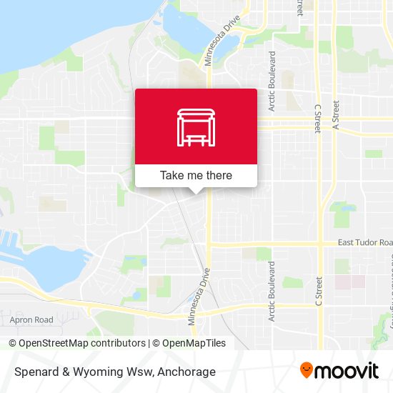 Spenard & Wyoming Wsw map