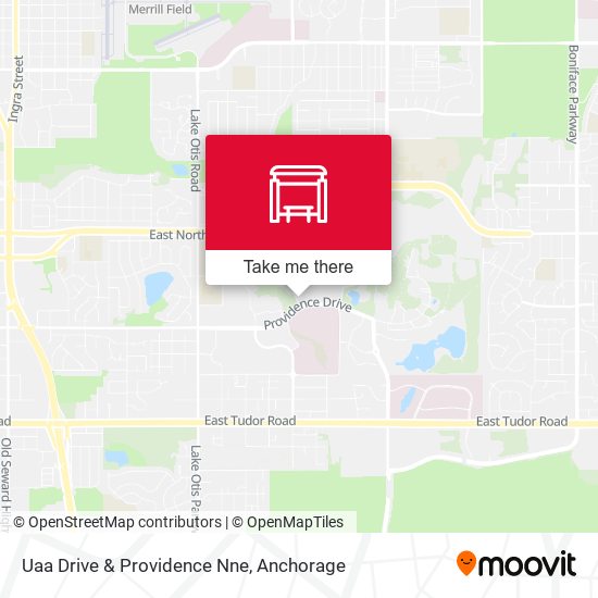 Mapa de Uaa Drive & Providence Nne