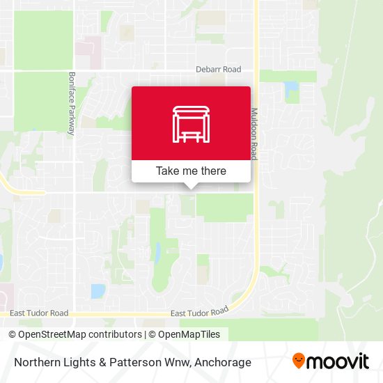 Northern Lights & Patterson Wnw map
