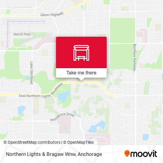 Northern Lights & Bragaw Wnw map
