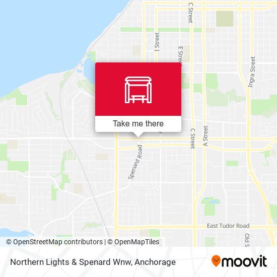 Mapa de Northern Lights & Spenard Wnw