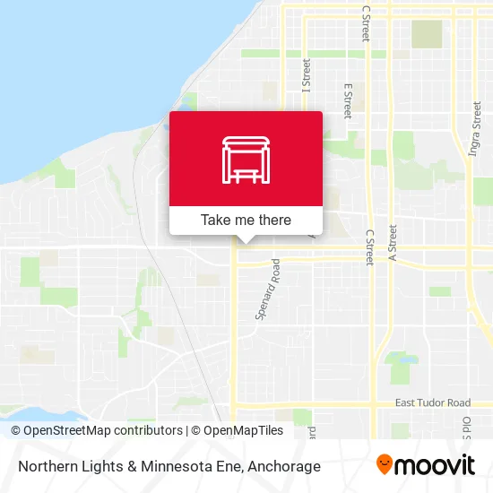 Northern Lights & Minnesota Ene map
