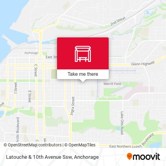 Latouche & 10th Avenue Ssw map