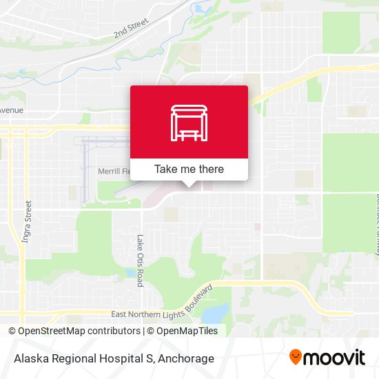 Alaska Regional Hospital S map