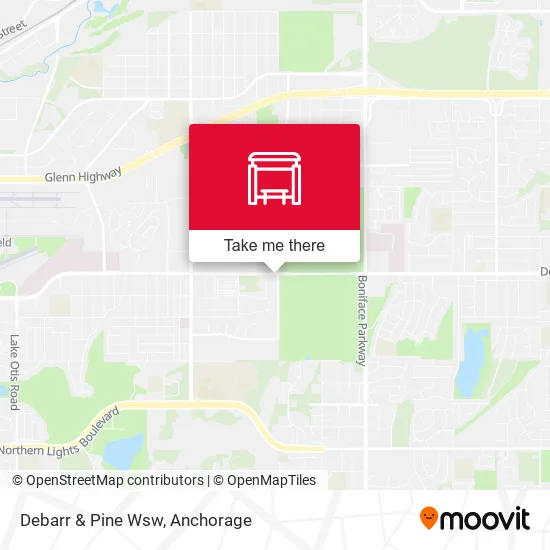 Debarr & Pine Wsw map