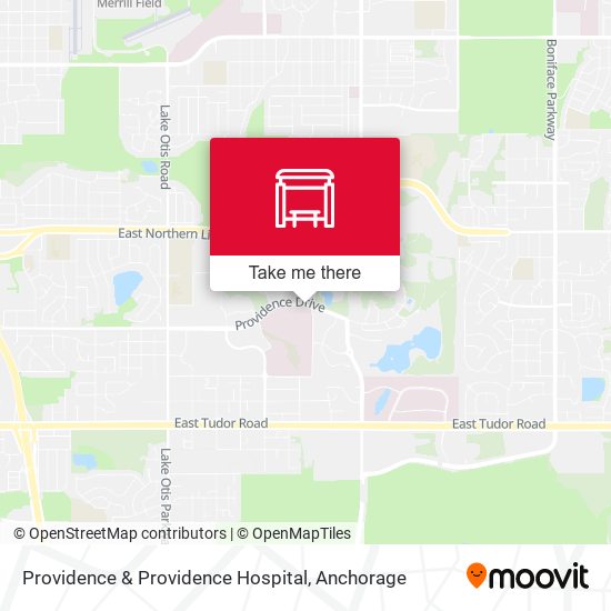 Providence & Providence Hospital map