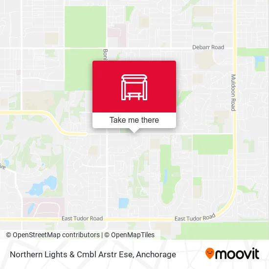 Northern Lights & Cmbl Arstr Ese map