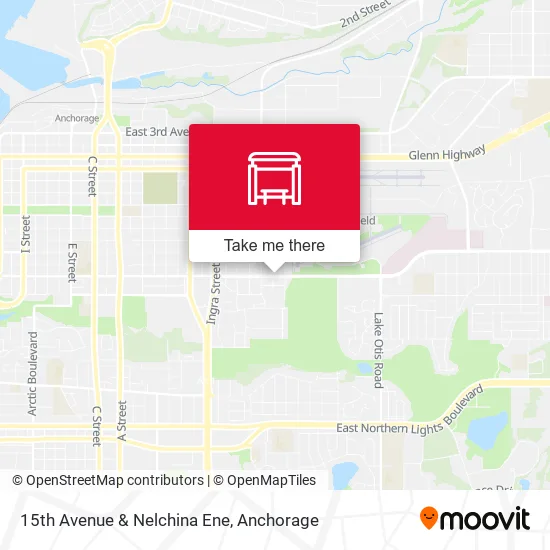 15th Avenue & Nelchina Ene map