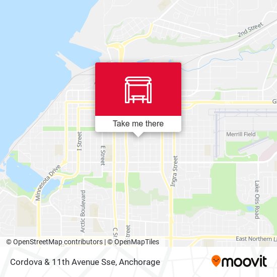 Mapa de Cordova & 11th Avenue Sse