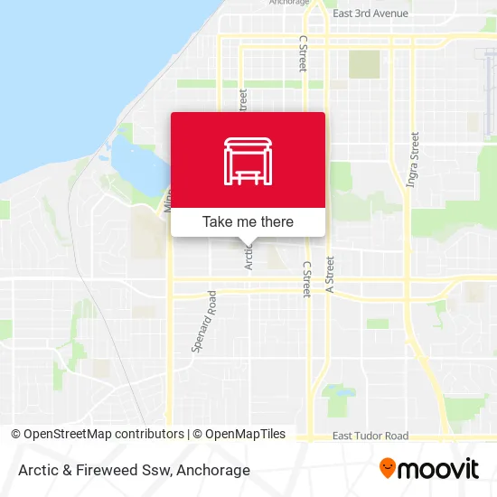 Arctic & Fireweed Ssw map