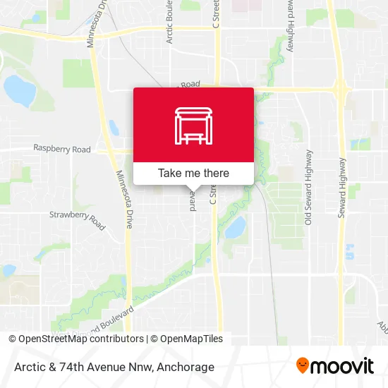 Arctic & 74th Avenue Nnw map