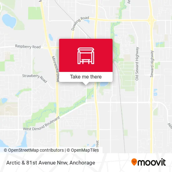 Arctic & 81st Avenue Nnw map