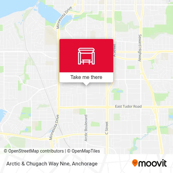 Arctic & Chugach Way Nne map