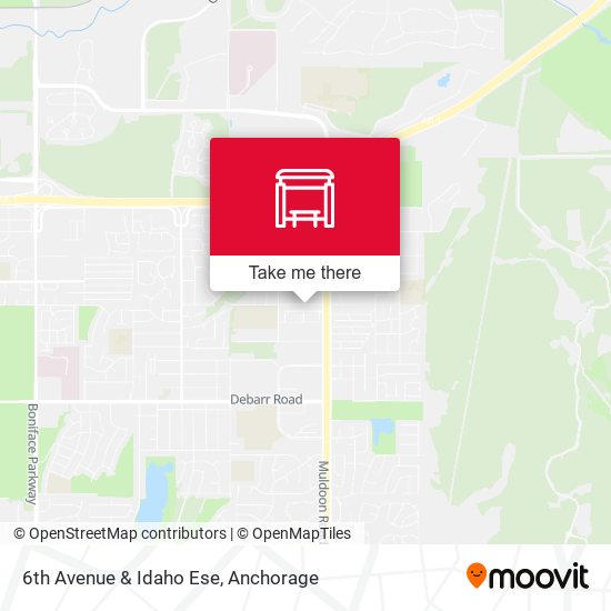 6th Avenue & Idaho Ese map
