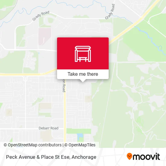 Mapa de Peck Avenue & Place St Ese