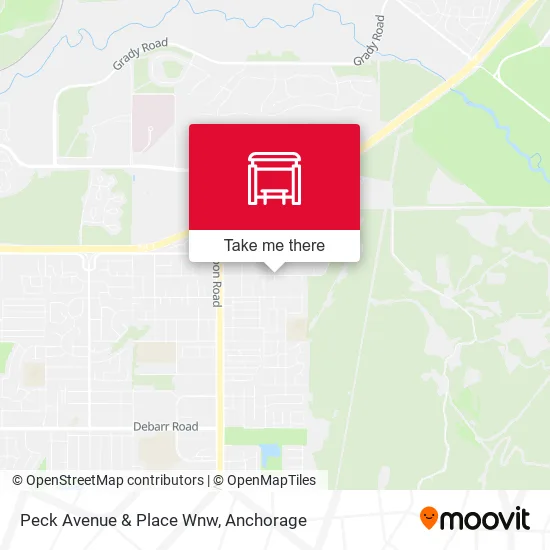 Peck Avenue & Place Wnw map