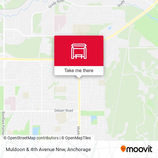 Muldoon & 4th Avenue Nnw map