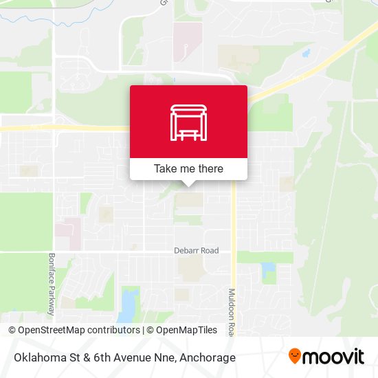 Oklahoma St & 6th Avenue Nne map