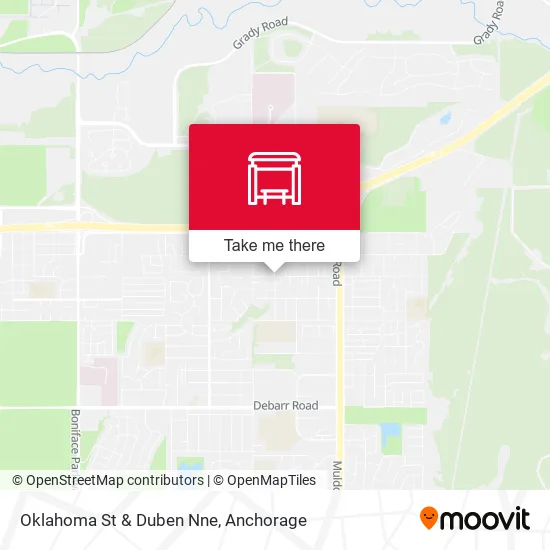 Oklahoma St & Duben Nne map