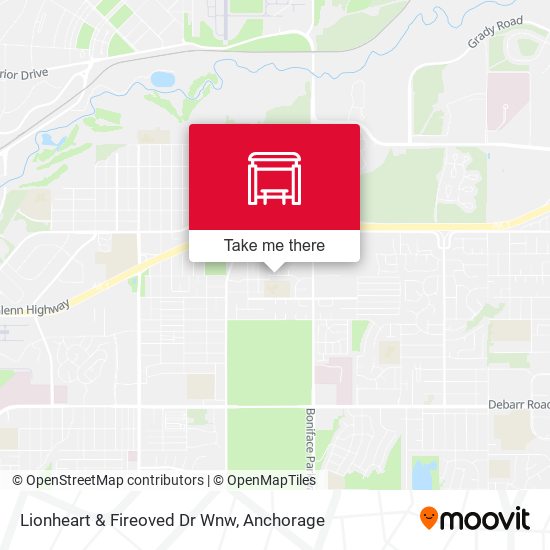 Lionheart & Fireoved Dr Wnw map