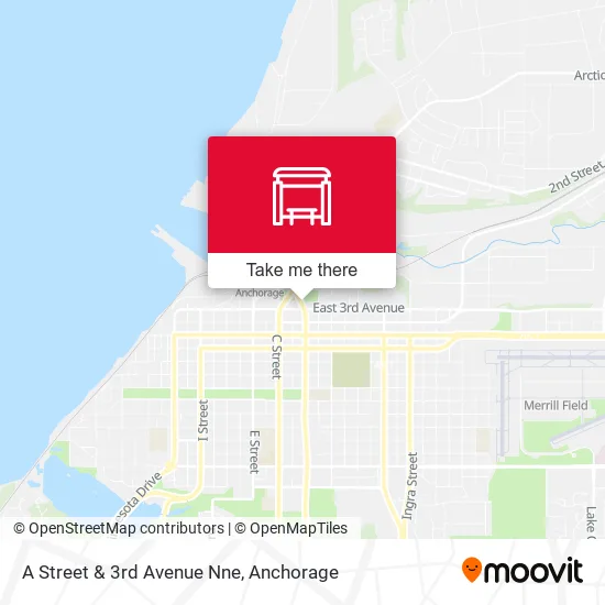 A Street & 3rd Avenue Nne map