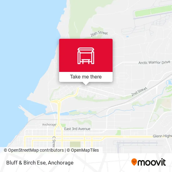 Bluff & Birch Ese map