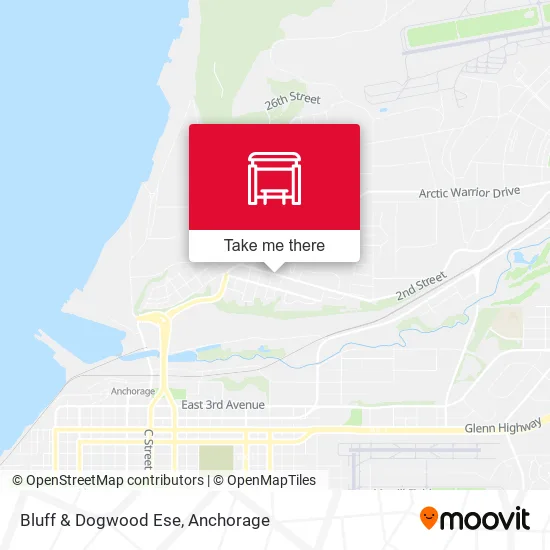 Bluff & Dogwood Ese map