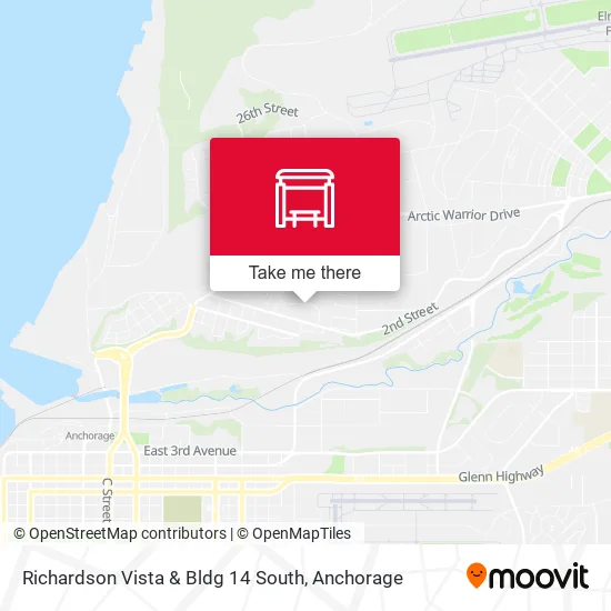 Richardson Vista & Bldg 14 South map