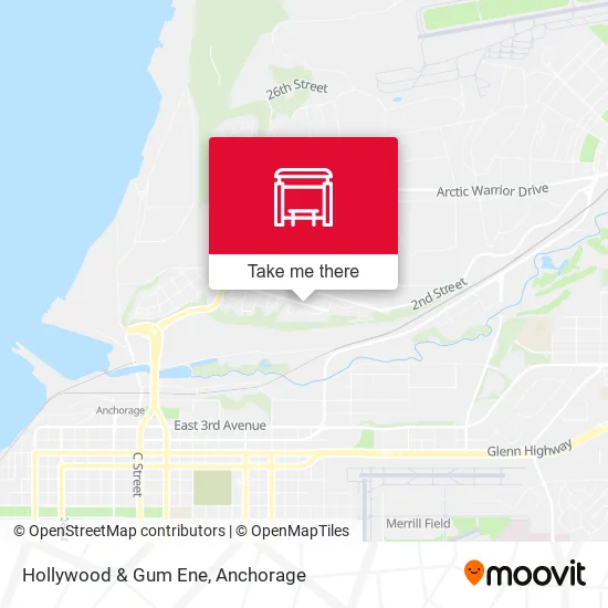 Hollywood & Gum Ene map
