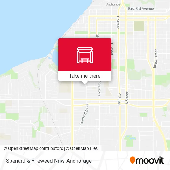 Spenard & Fireweed Nnw map