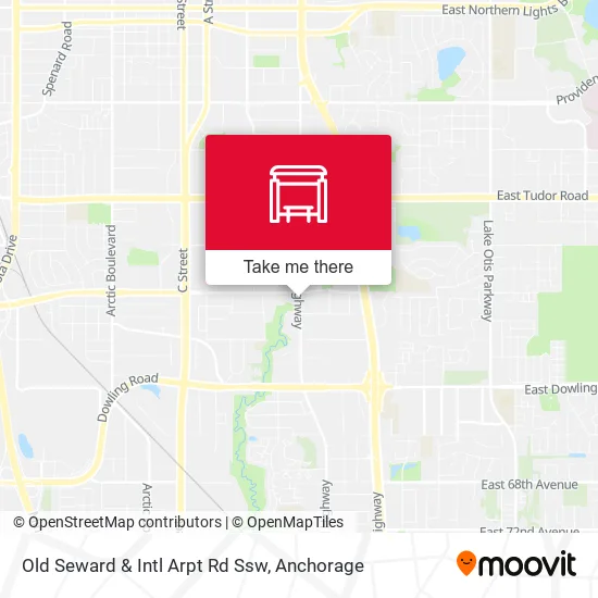 Mapa de Old Seward & Intl Arpt Rd Ssw