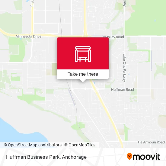 Huffman Business Park map
