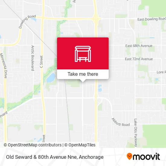 Old Seward & 80th Avenue Nne map