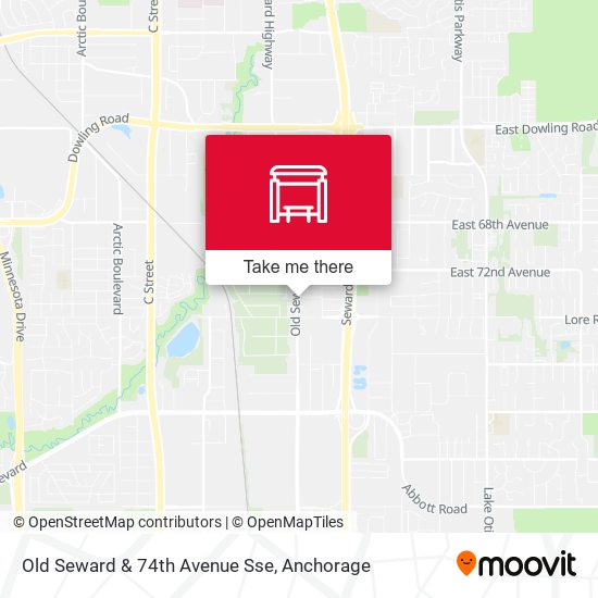 Mapa de Old Seward & 74th Avenue Sse