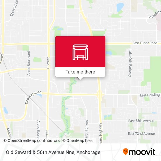 Mapa de Old Seward & 56th Avenue Nne
