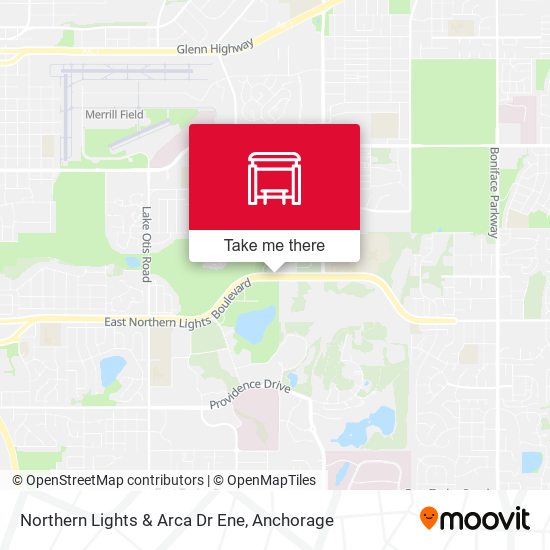 Northern Lights & Arca Dr Ene map