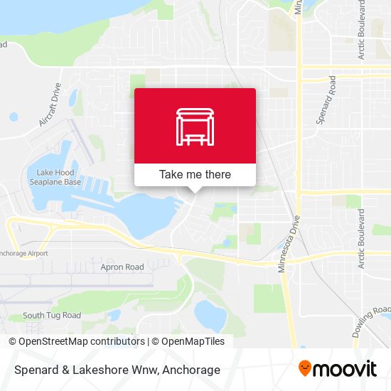 Spenard & Lakeshore Wnw map