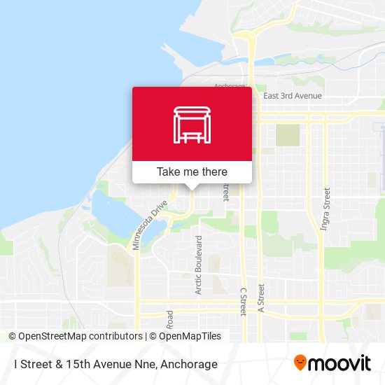 Mapa de I Street & 15th Avenue Nne