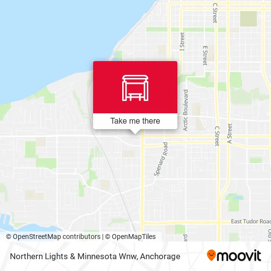Northern Lights & Minnesota Wnw map