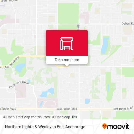 Northern Lights & Wesleyan Ese map
