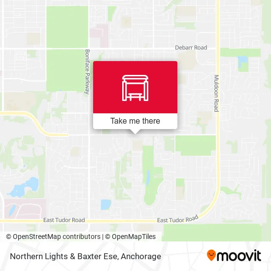 Mapa de Northern Lights & Baxter Ese